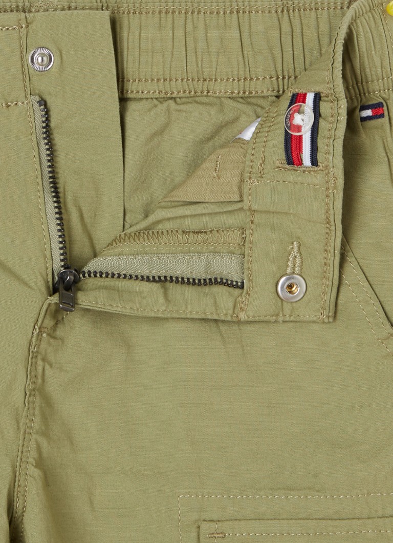 Tommy Hilfiger kratke hlače ravnog kroja s vezom logotipa