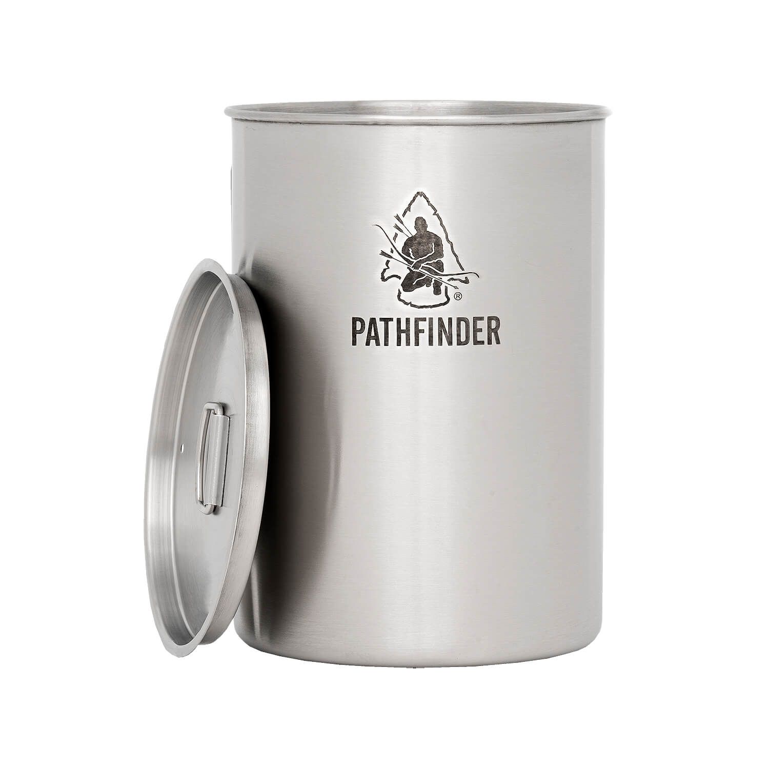 Edelstahl Becher mit Deckel 1.4 Liter