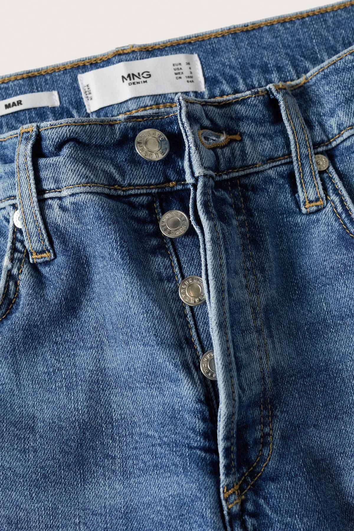 MANGO  27071147 Damen/Mädchen Mittelblau