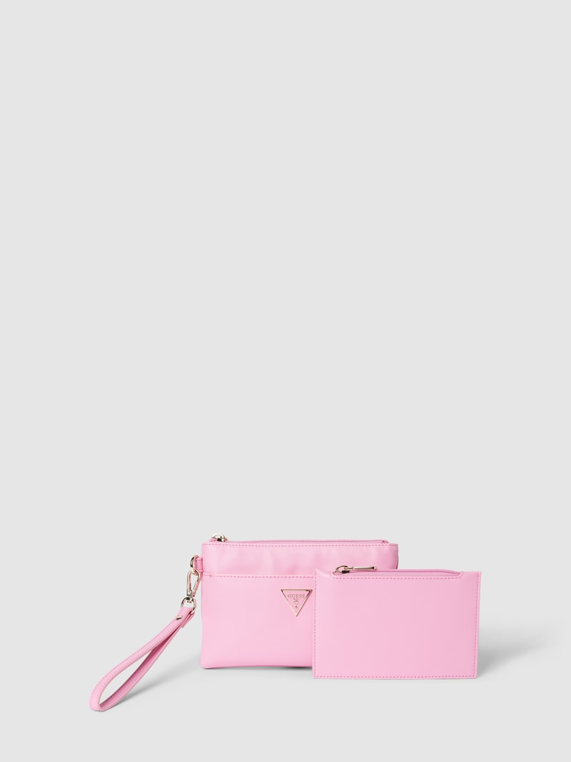 Portemonnaie mit herausnehmbarer Tasche in pink