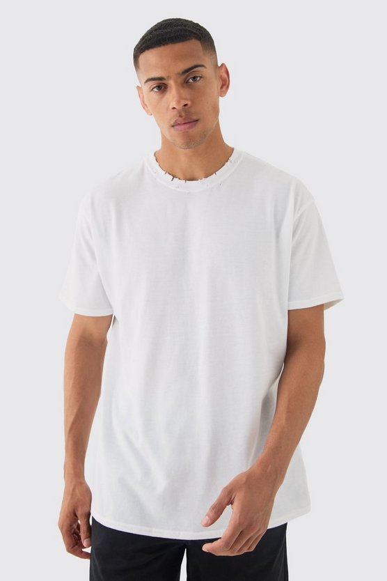 Zerrissenes Oversize T-Shirt