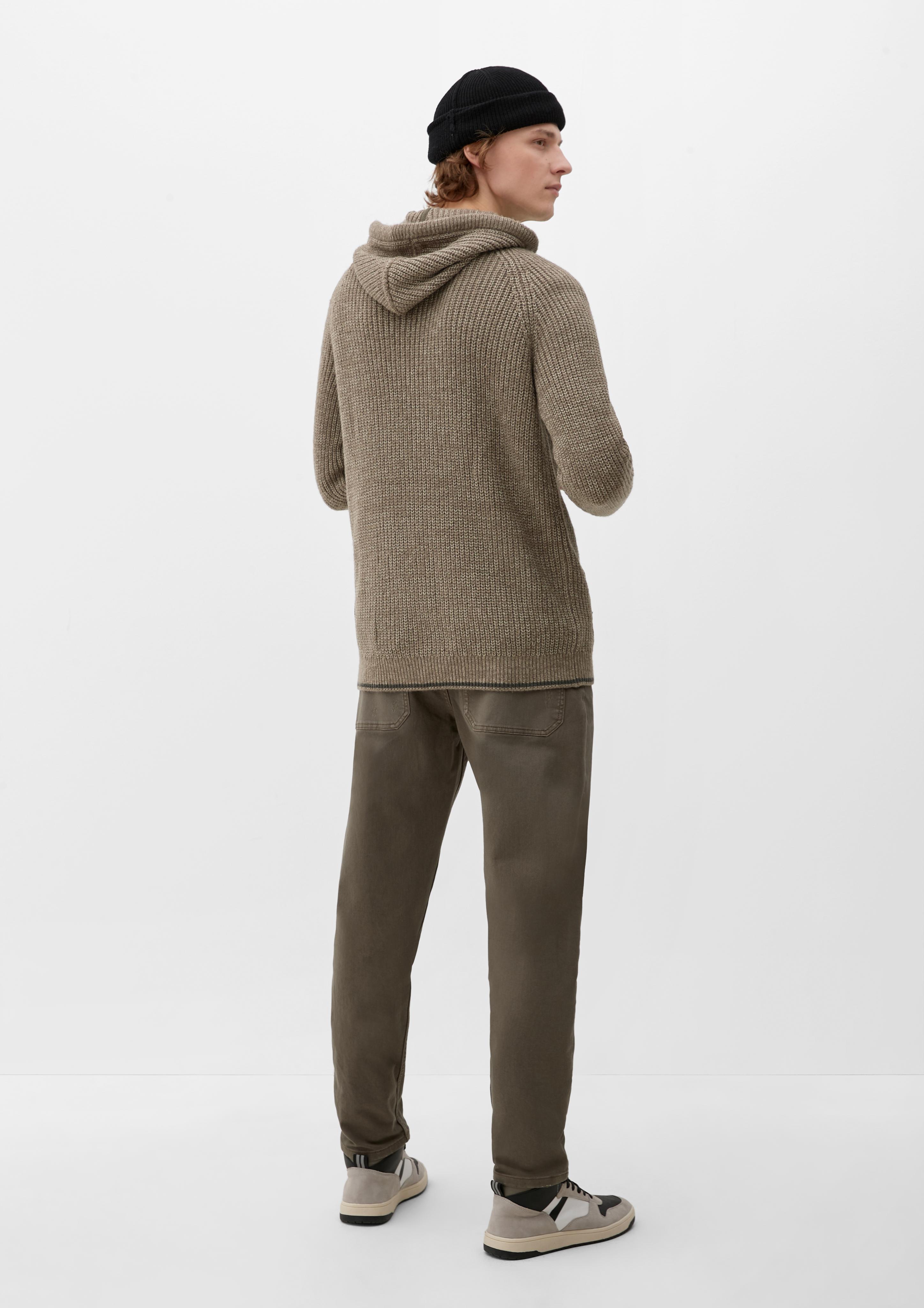 Strickpullover mit Kängurutasche  2118696-84W0