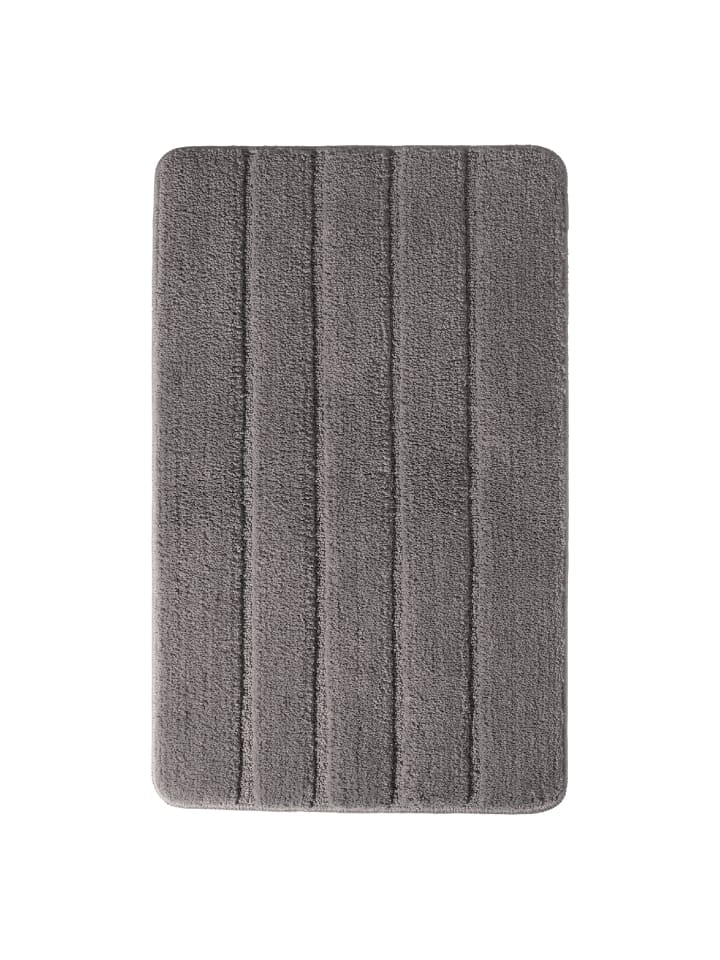 Schiesser Badteppich Milano in Dunkelgrau günstig kaufen 50 x 80 cm