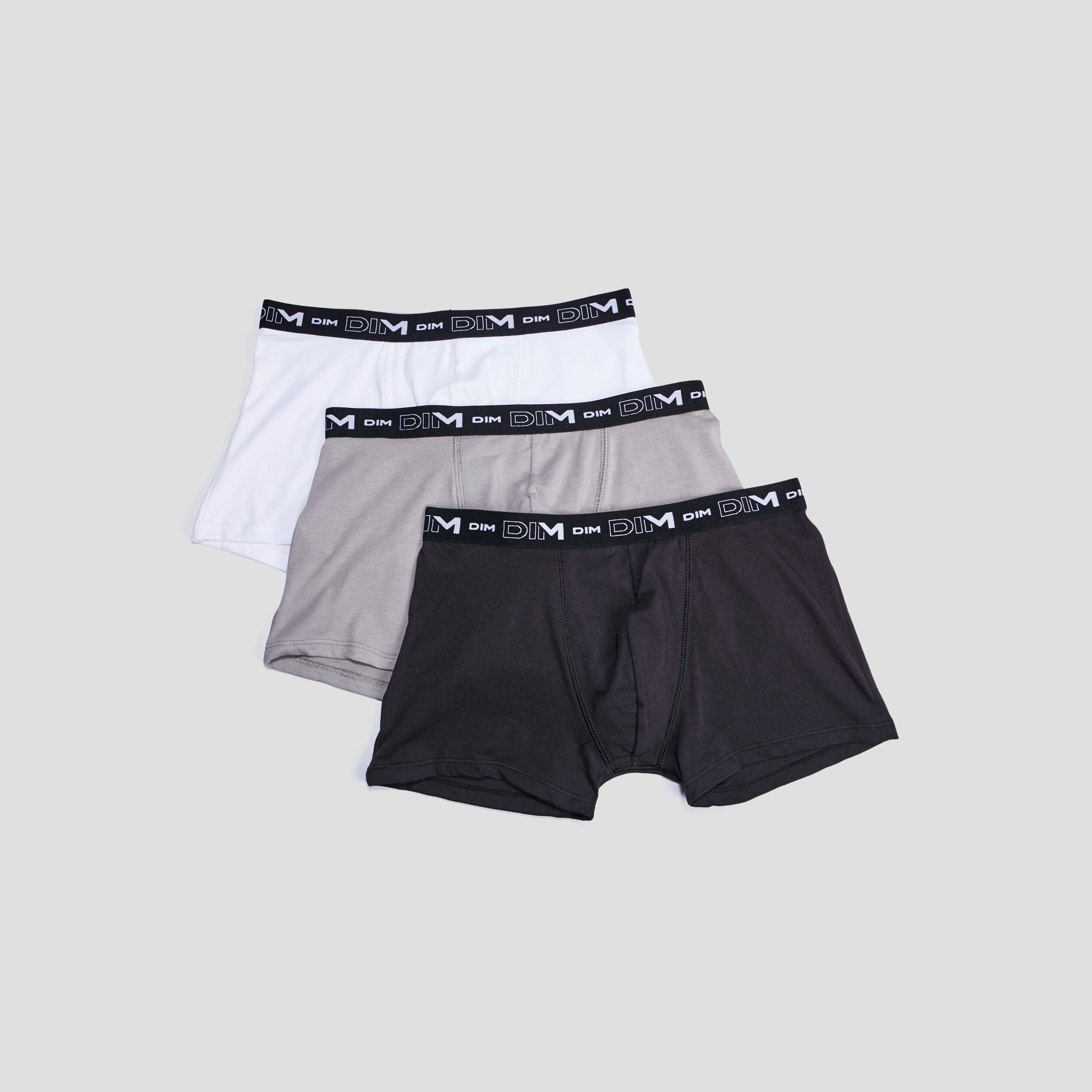Lot 3 boxers DIM gris homme | La Halle