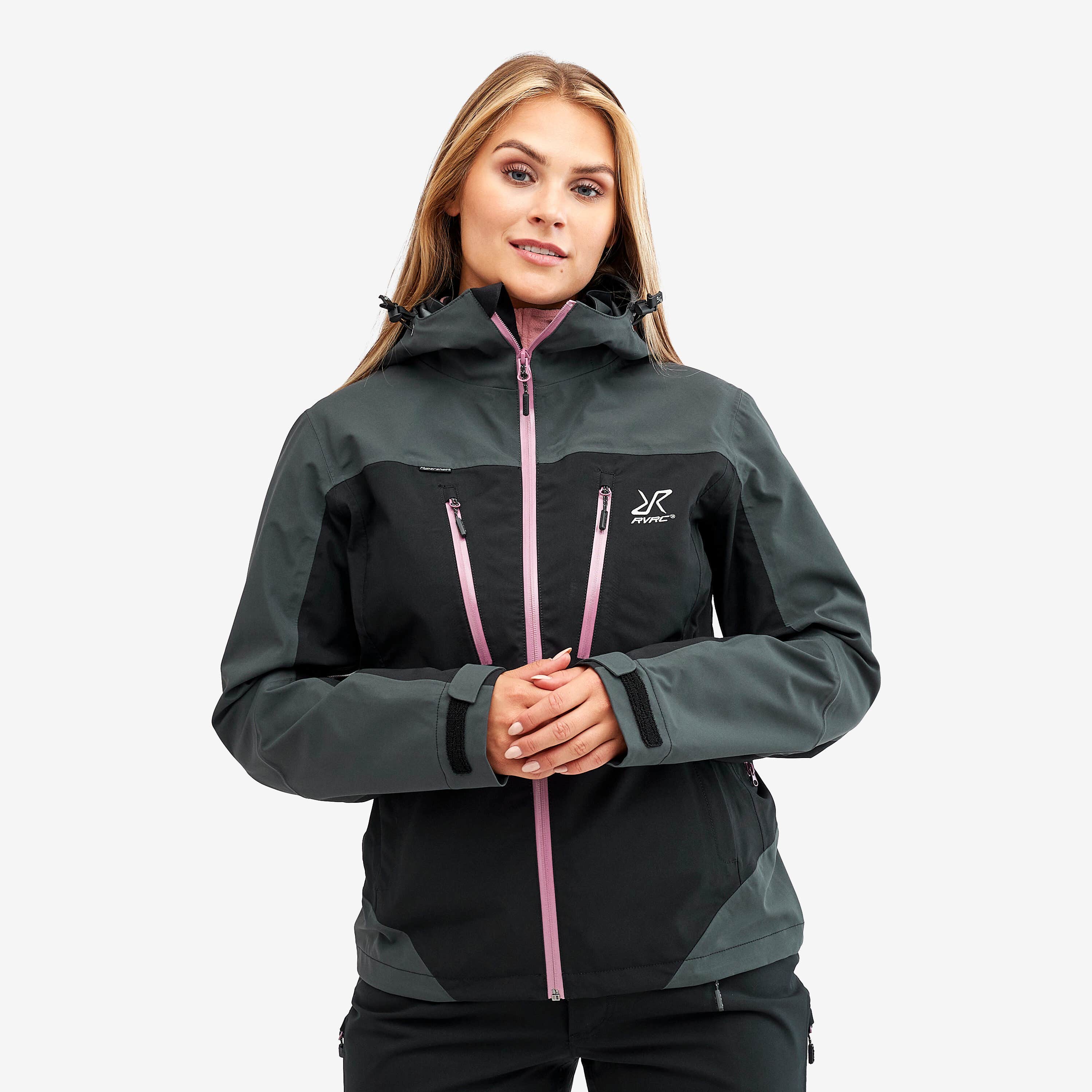 Silence Proshell Jacket Femme Black/Rose