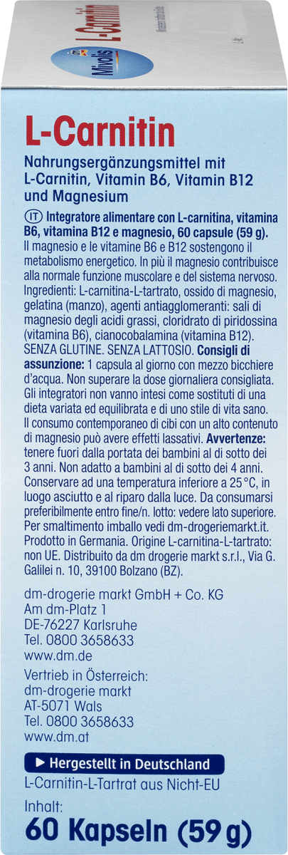 L-Carnitin Kapseln, 60 St, 60 St