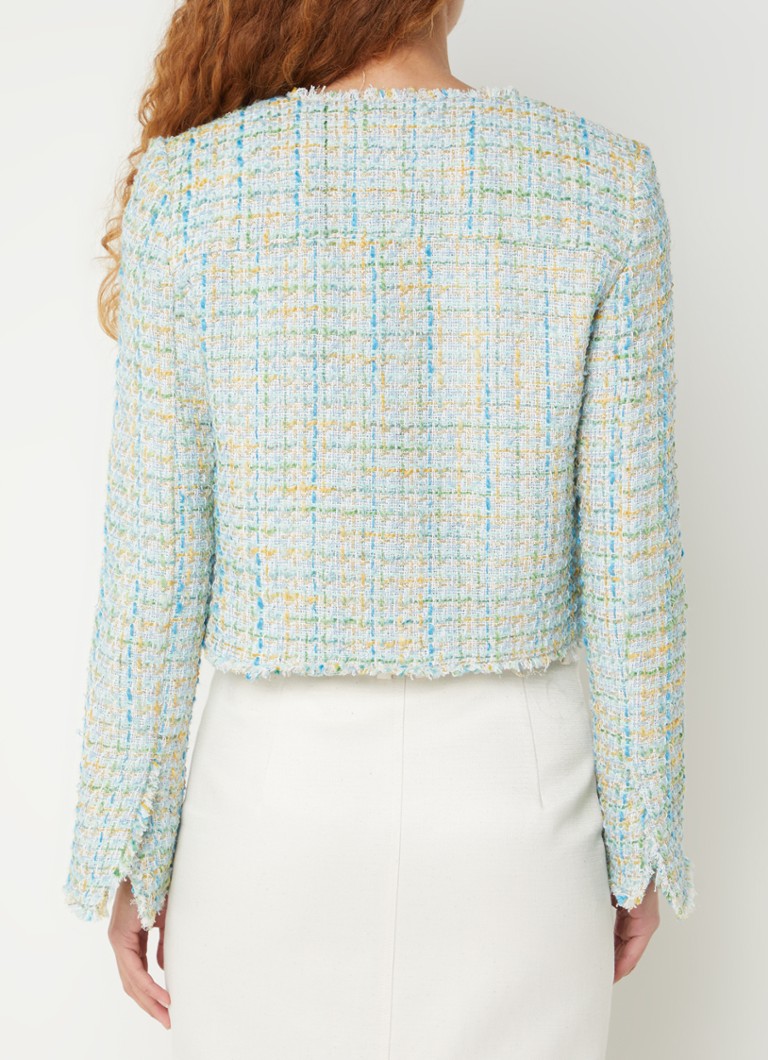 Aaiko Sabine jacket with tweed look and lurex