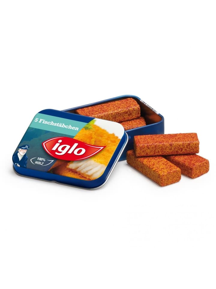 Erzi Fischstäbchen von Iglo in der Dose für Kaufladenzubehör in orange günstig kaufen onesize