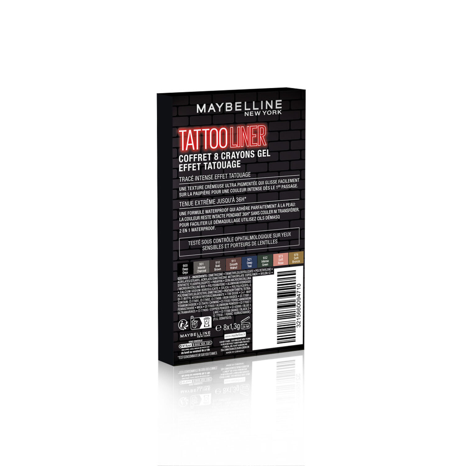 Maybelline New York Tattoo Liner Coffret Crayons yeux waterproof