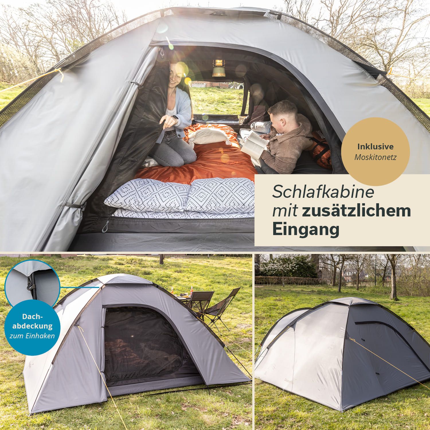 Skandika Dale 4 Sleeper Kuppelzelt
