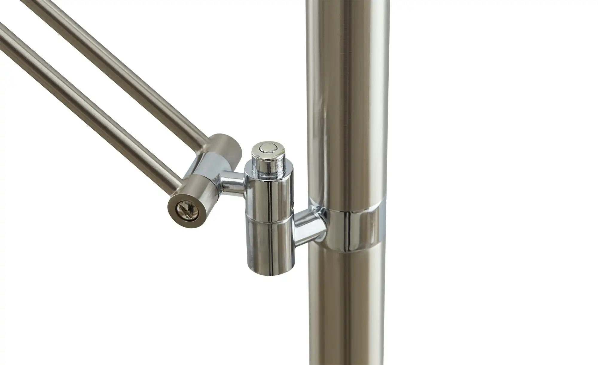 HELL-höllisch gutes Licht LED-Deckenfluter, 2-flammig, Nickel-matt