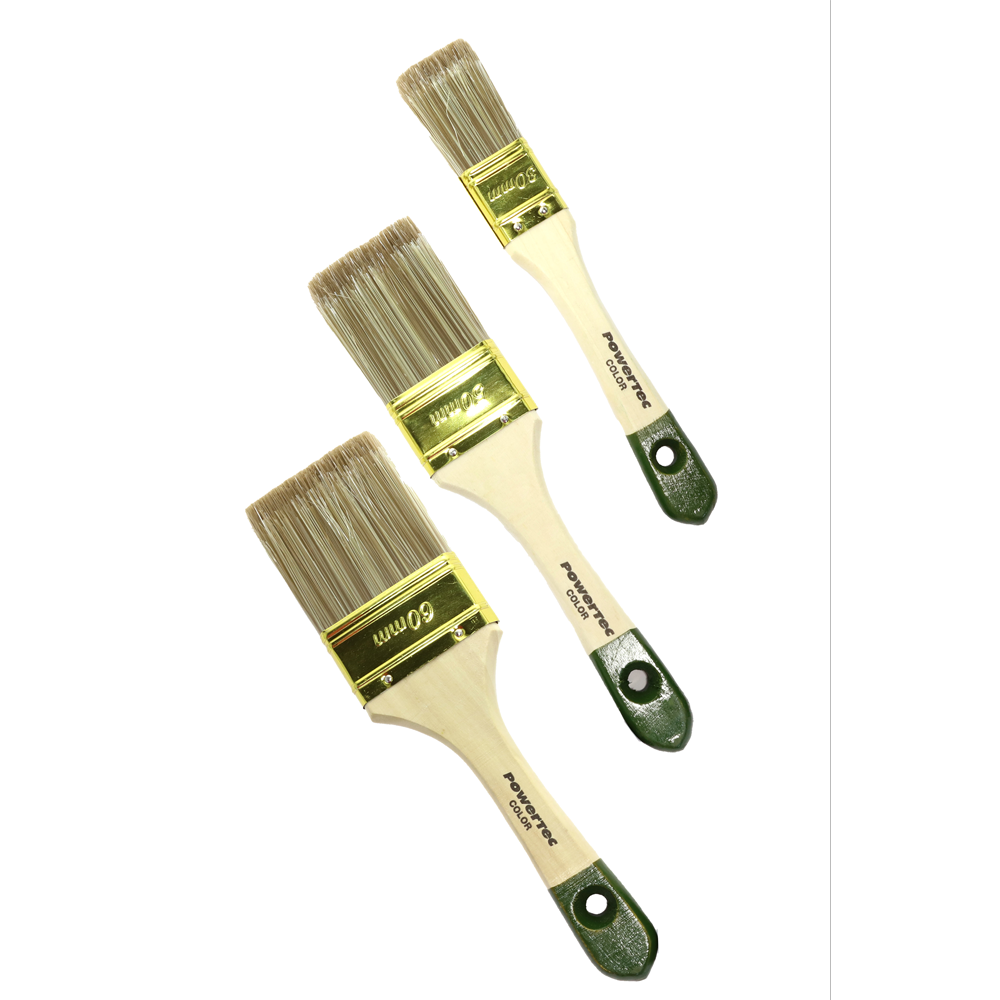 Powertec Color Universalpinsel-Set 3tlg