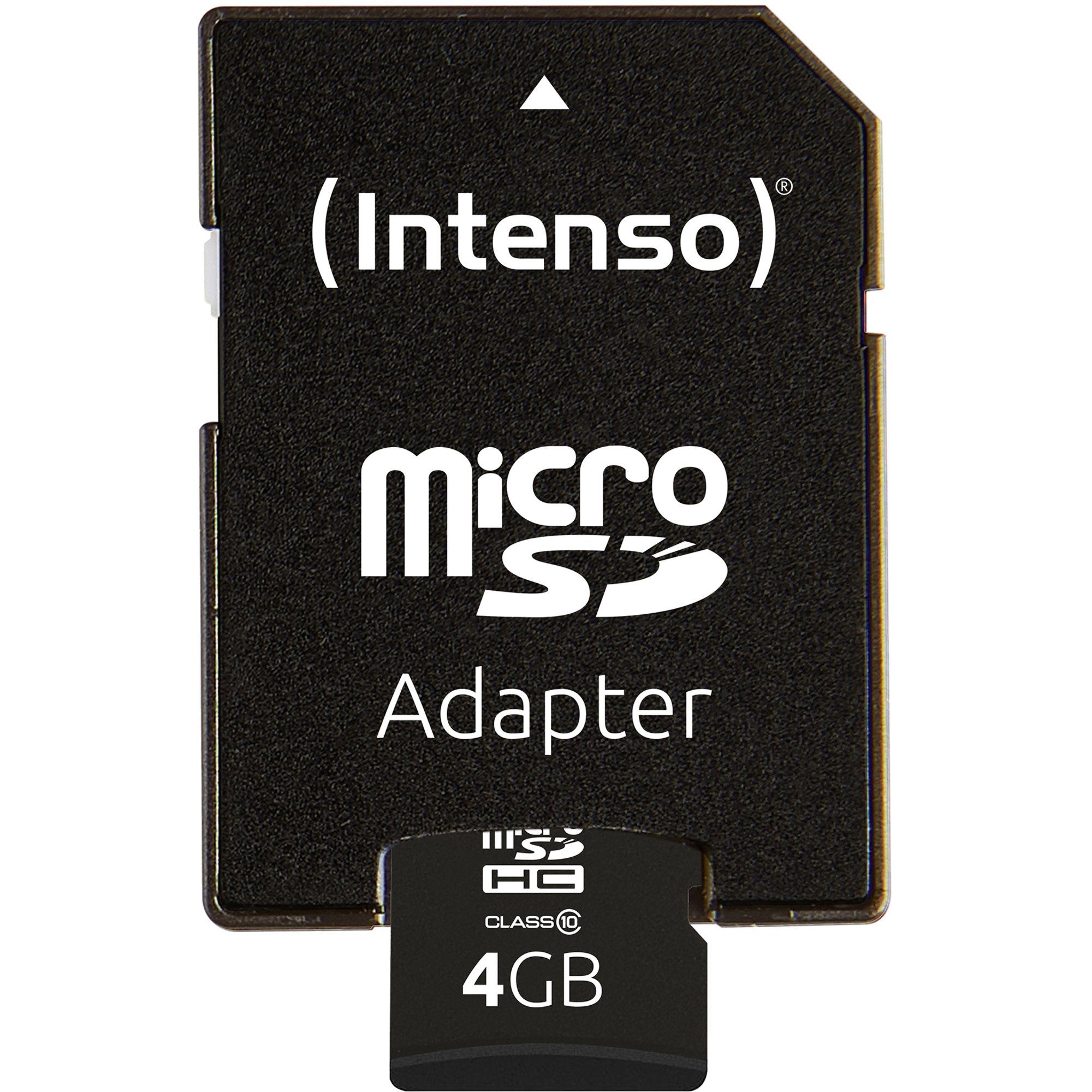 Intenso Intenso microSDHC 4 GB, Speicherkarte, (Class 10) Speicherkarte