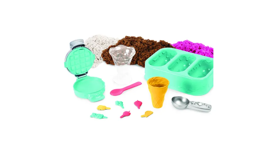 Spin Master - Kinetic Sand Eiscreme Set mit Duftsand, 510 g