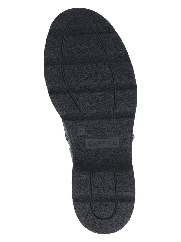 Caprice Leder-Boots in Schwarz günstig kaufen