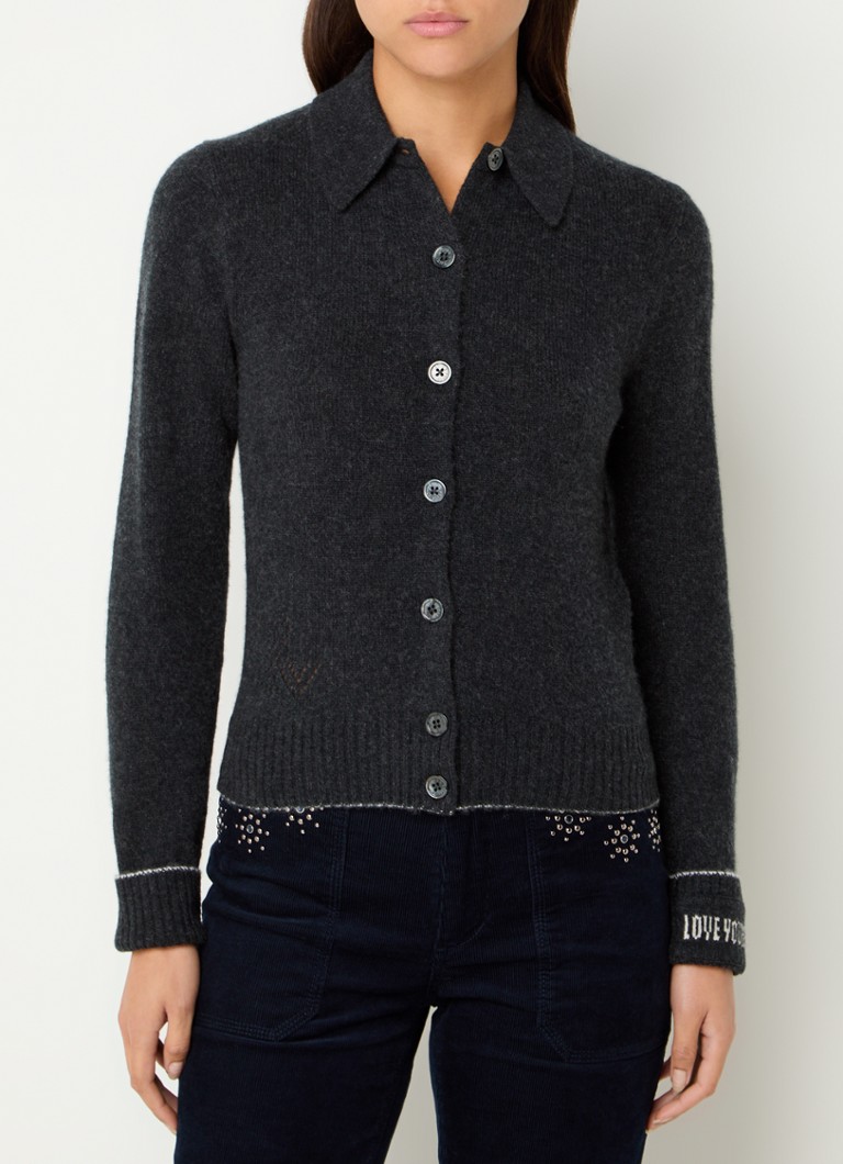 Cardigan din tricot din cașmir fin Zadig&Voltaire Volta