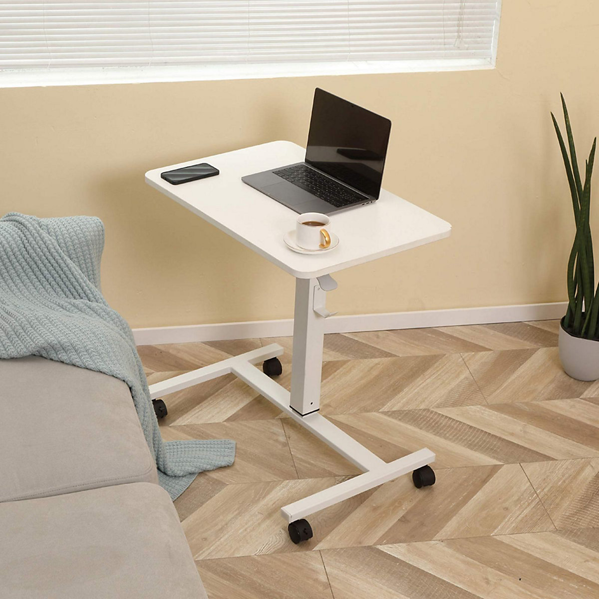 Stehpult / Laptoptisch höhenverstellbar mit Rollen