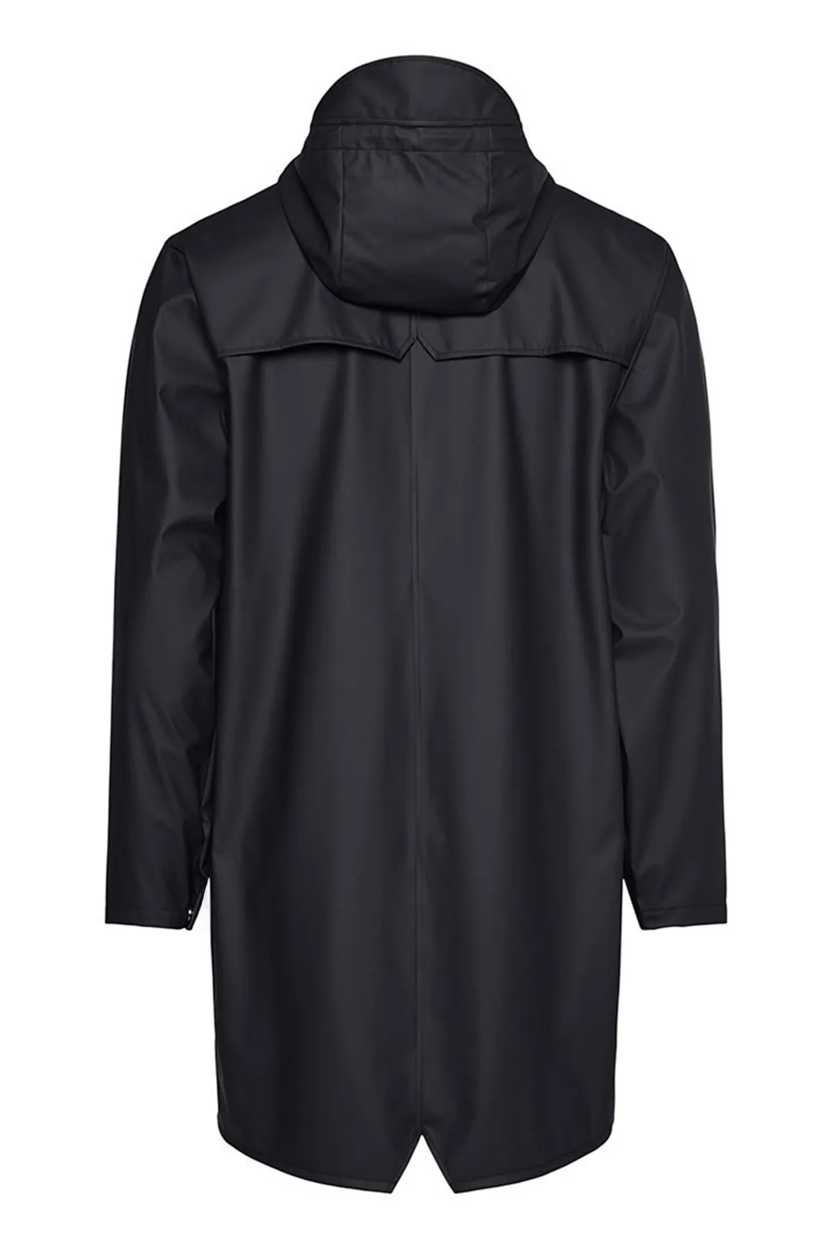Rains  Die wasserdichte Jacke ist aus dem charakteristischen PU-Stoff von Rains geschnitten und verfügt über ultraschallverschweißte Nähte