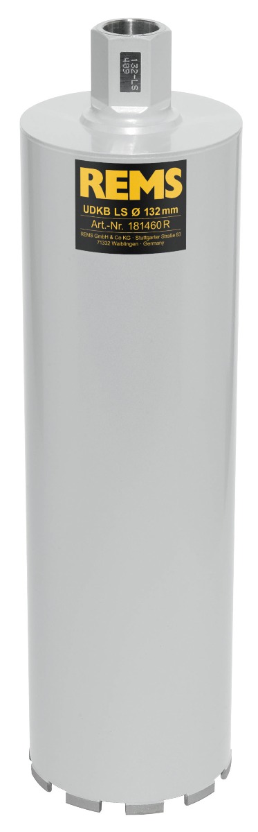 Rems 181460 R UDKB-LS 132x420xUNC 1 1/4 Mașină de găurit cu carotă diamantată Sudată cu laser Uscat/umed