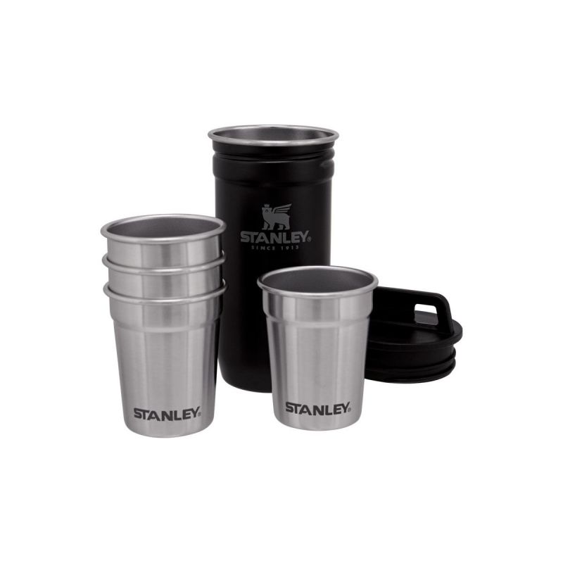 Brillenset Stanley, Adventure Nesting Shot Glass SET 5 pz Matte Black Pebble