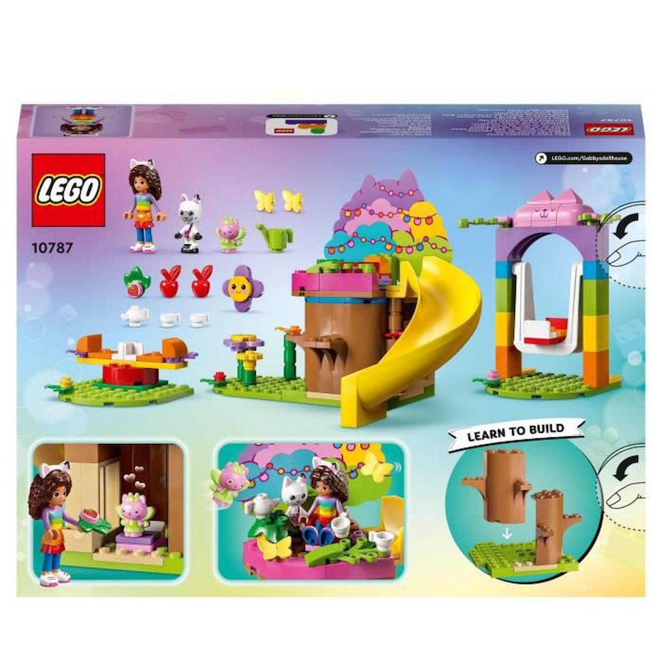 LEGO® Gabby et la Maison Magique 10787 La Fête au Jardin de Fée Minette, Jouet avec Figurines blanc