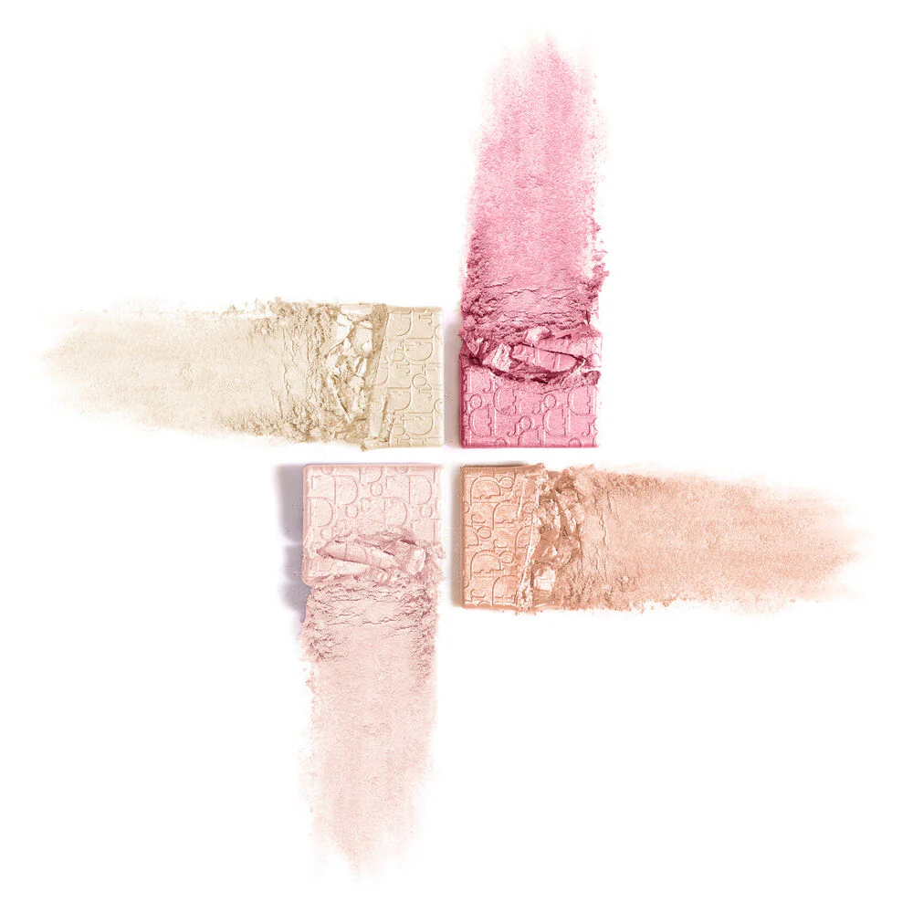 Paleta Dior Backstage Glow Maximizer: paleta para el rostro, iluminadores y colorete compacto.