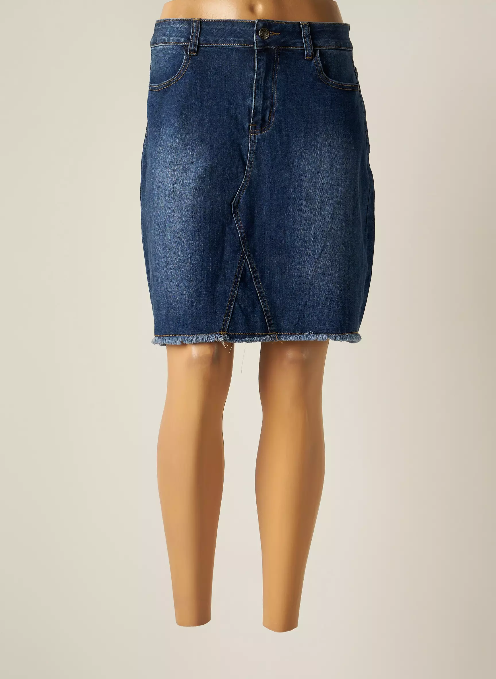Denimart Jupes Mi Longues Femme couleur bleu