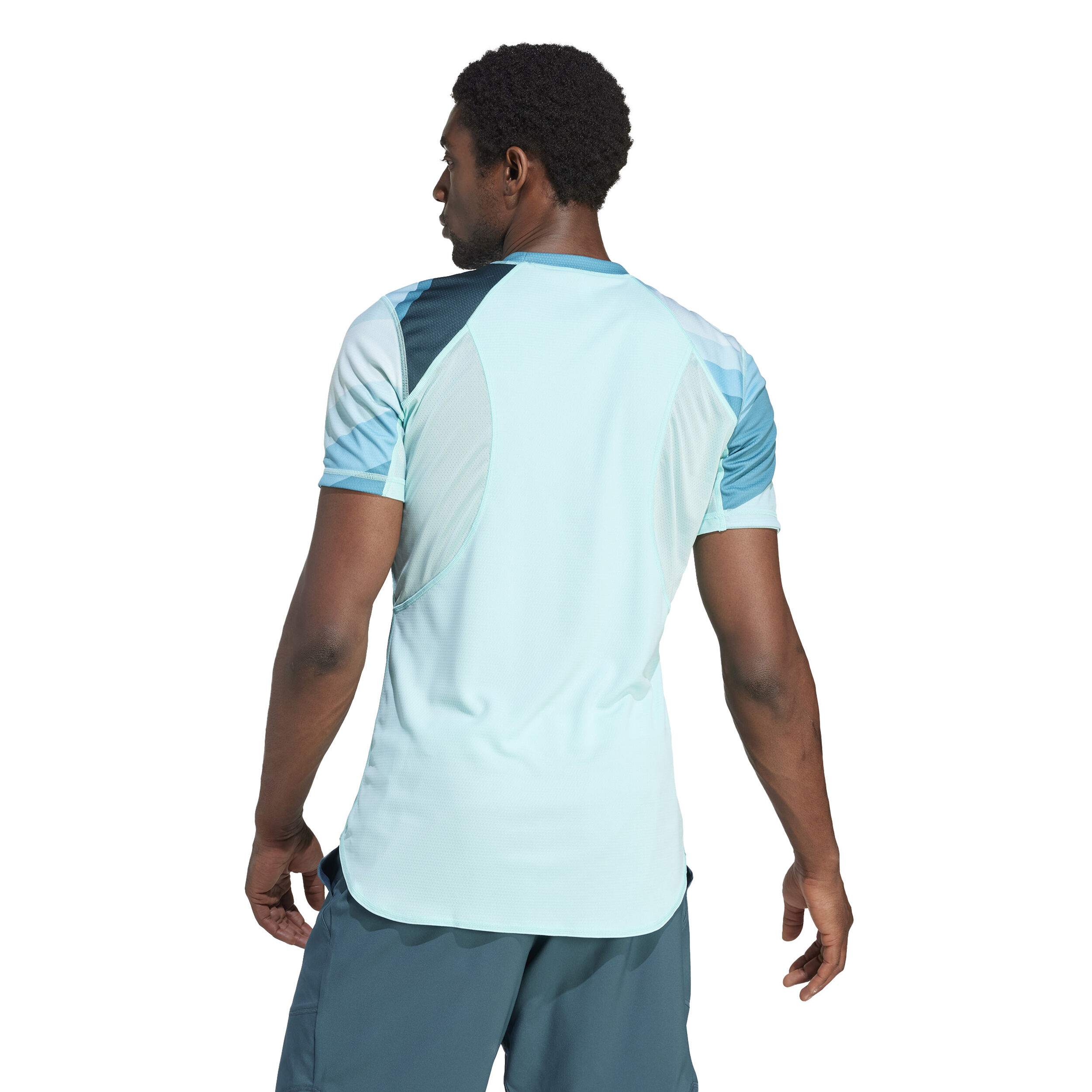 Revers Pro T-Shirt Herren - Türkis, Mehrfarbig