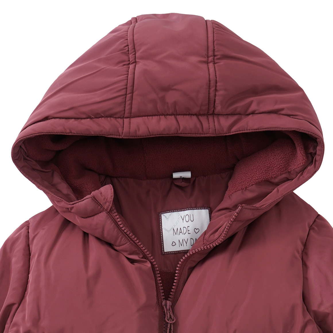 Mädchen Steppjacke mit Kapuze