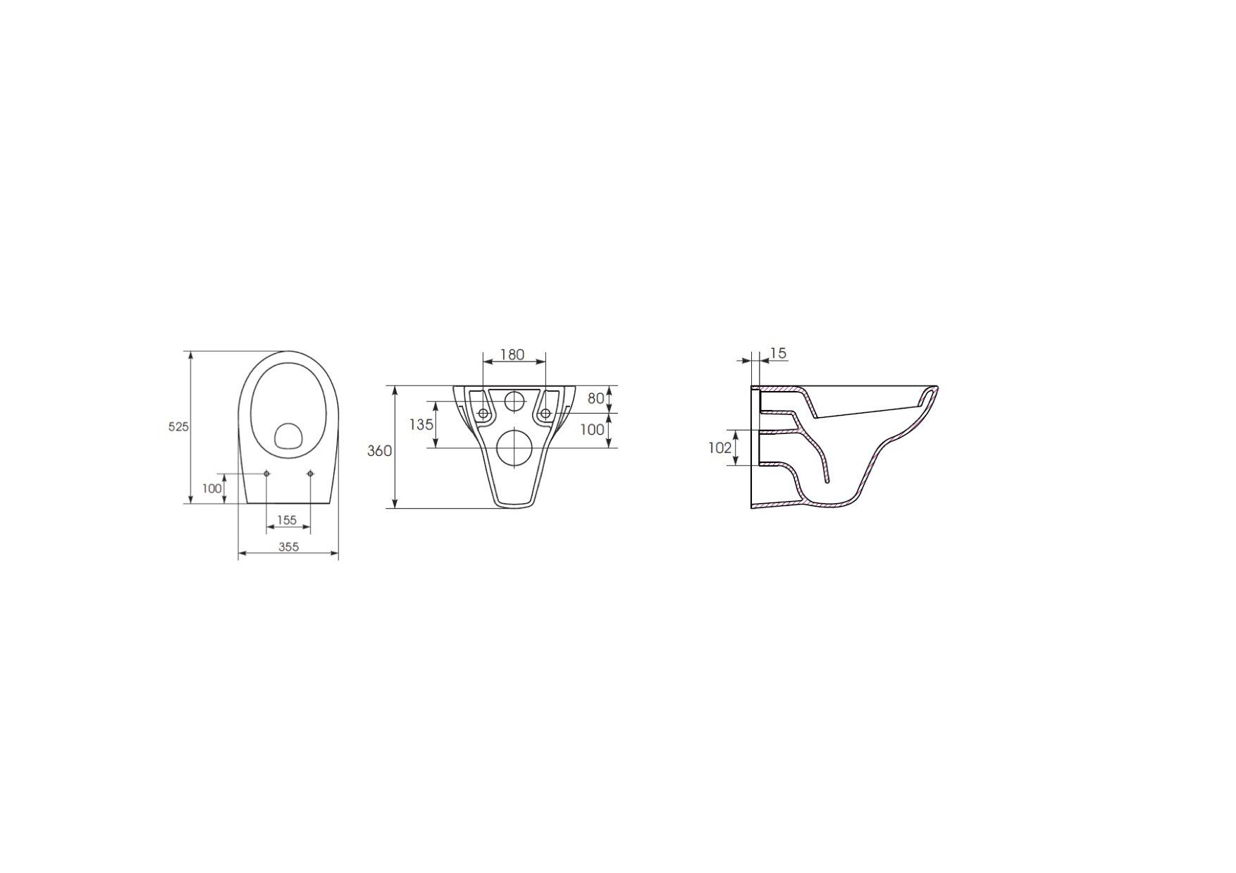 GEBERIT Vorwandelement WC Vorwandelement WC inkl. Toilette Komplettset, Komplettset