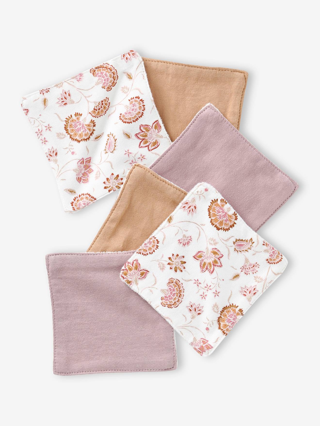 Lot de 6 lingettes lavables champêtre
