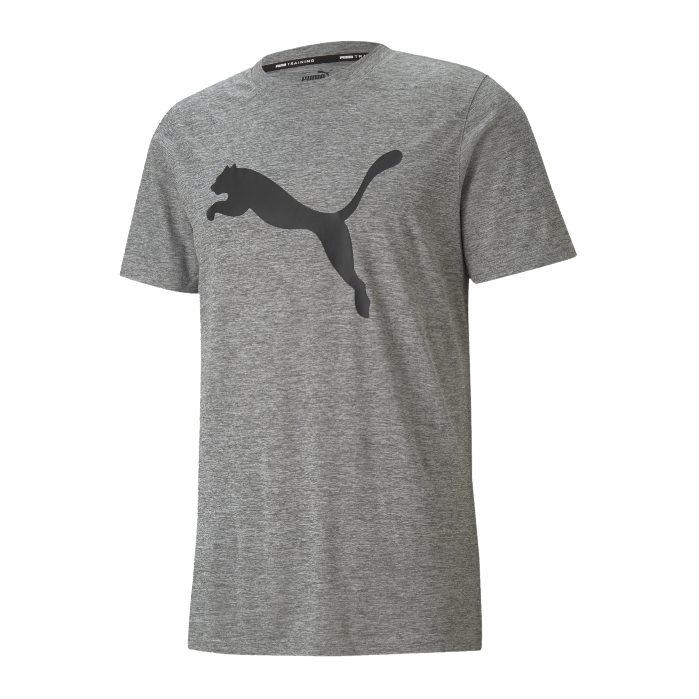 PUMA FAV Heather Cat T-Shirt Training Grau F03