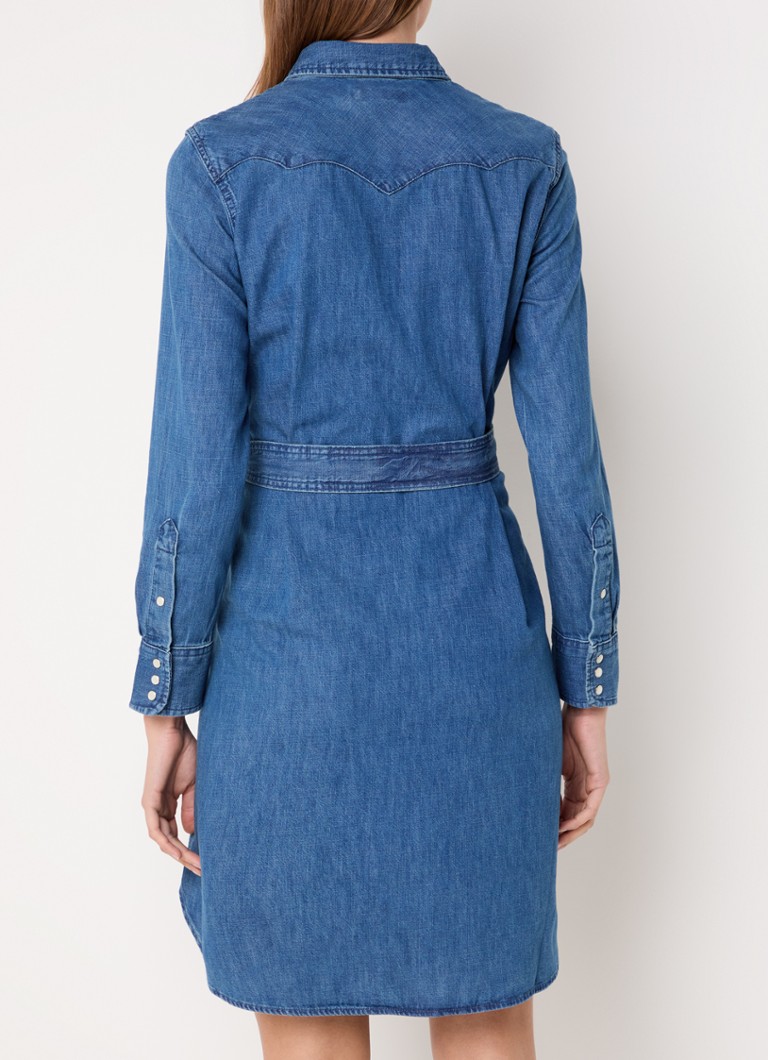 Rochie scurtă Ralph Lauren cu trifoi și curea legată