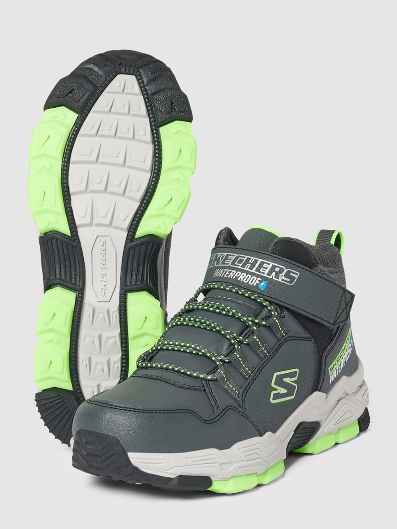Sneaker mit Label-Details Modell 'DROLLIX' in marineblau