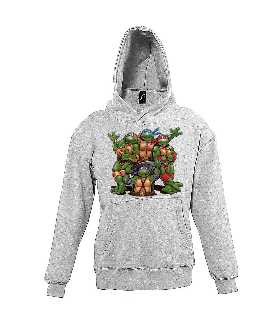 Youth Designz Kapuzenpullover Turtles Gang Kinder Hoodie Pullover mit modischem Print