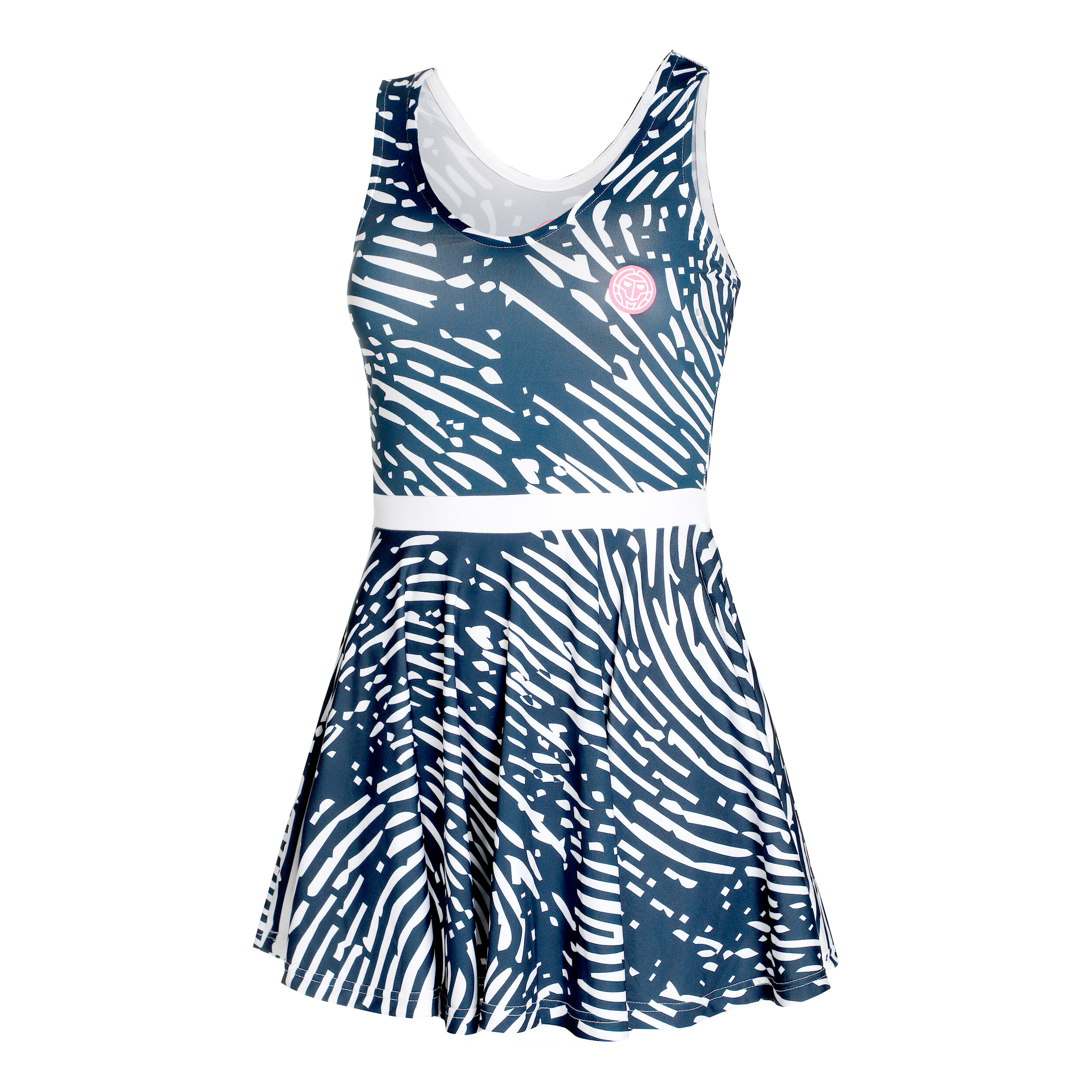 Fingerprint 2in1 Kleid Damen - Dunkelblau, Weiß