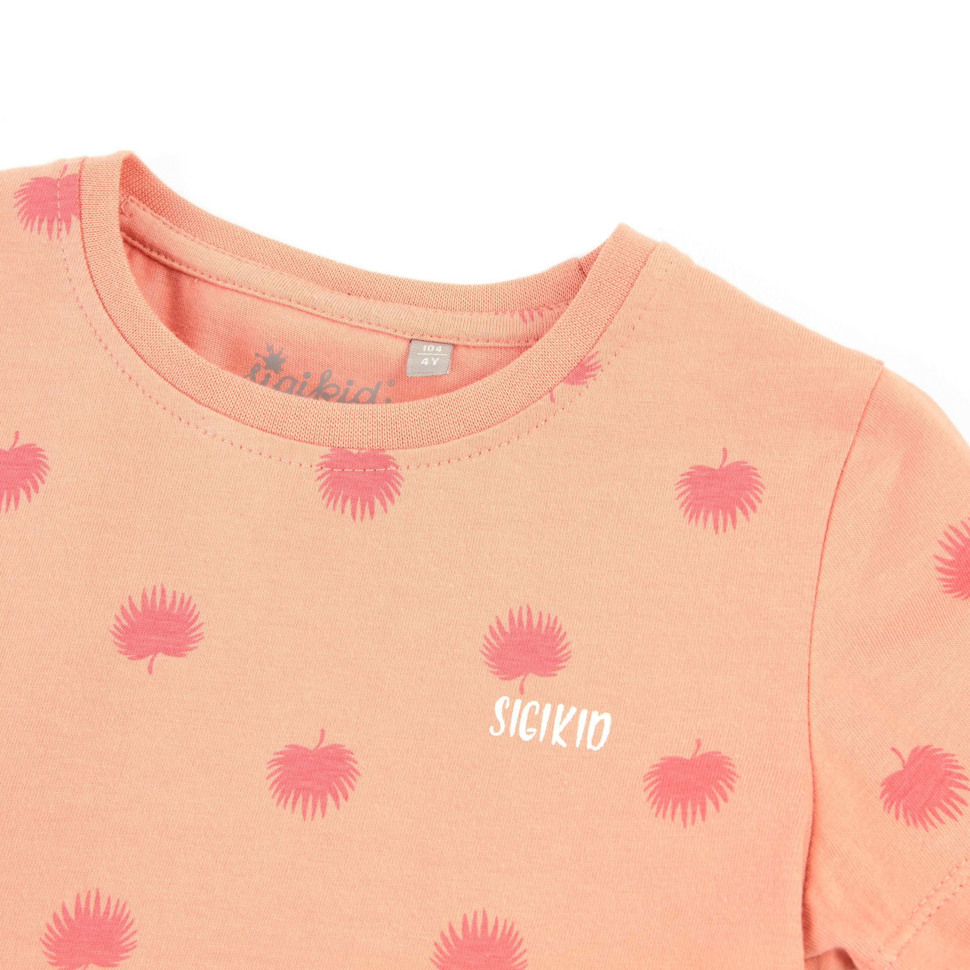Kurzer Kinder Sommer Schlafanzug Flamingo, rosa-grün