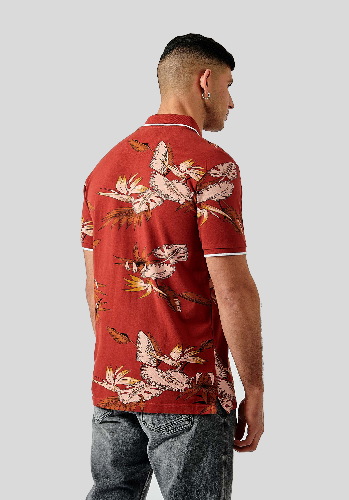 BERNI  Polo imprimé homme 100% coton