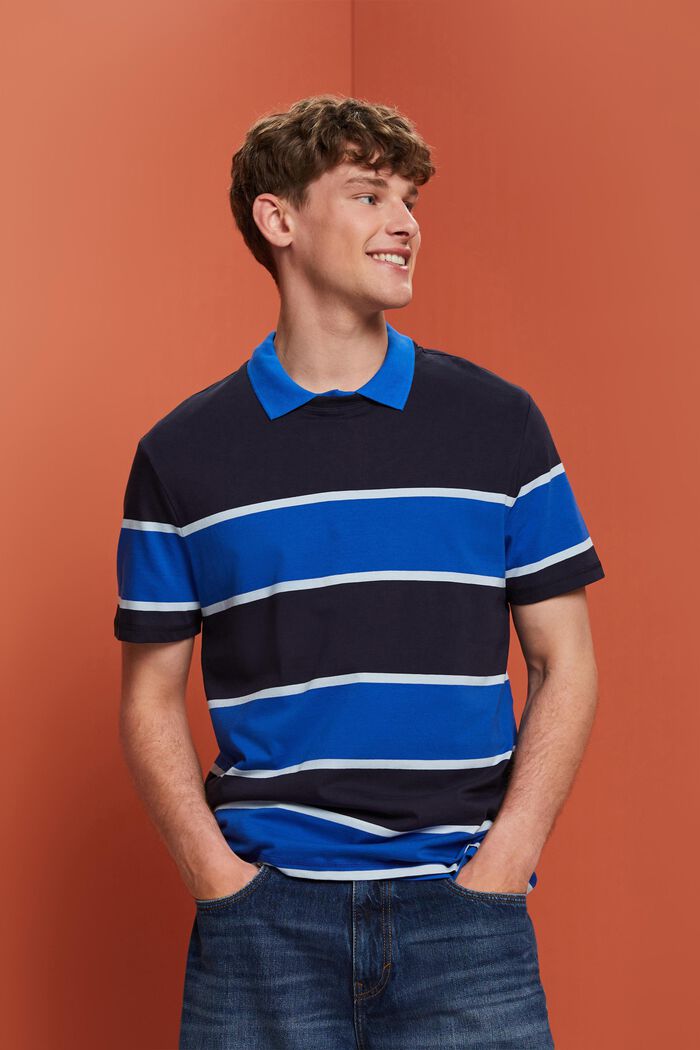 Gestreiftes T-Shirt, 100 % Baumwolle