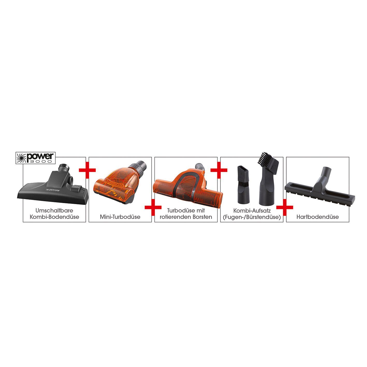 CLEANmaxx Zyklon Hybrid Staubsauger beutellos, Pet Star 700W orange/silber