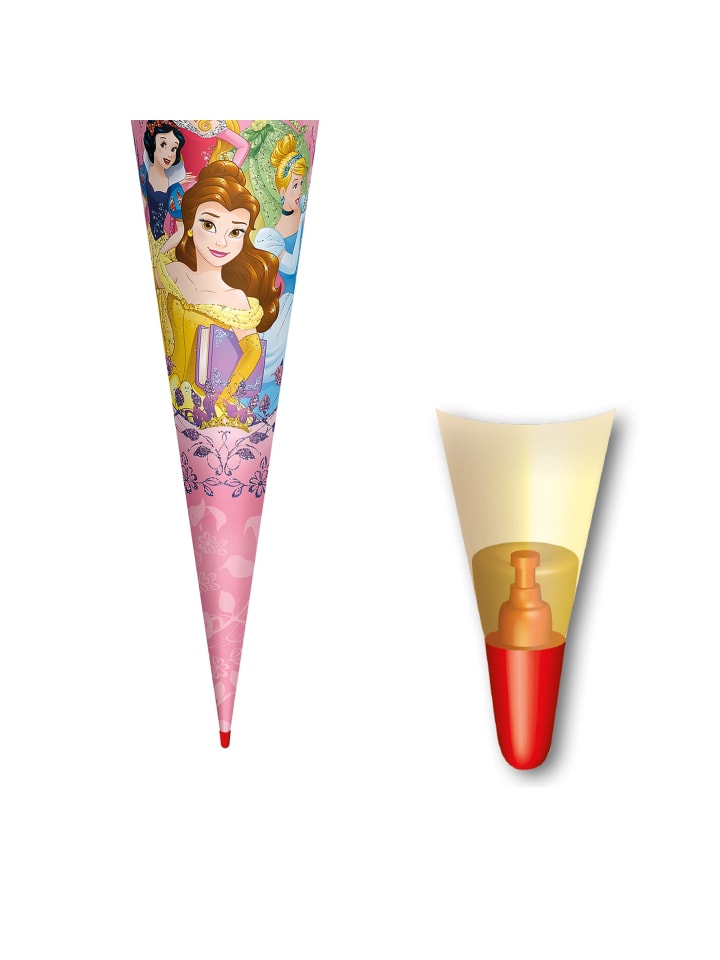 ROTH Schultüte groß Disney Princess 70 cm, Glitter in Rosa günstig kaufen onesize