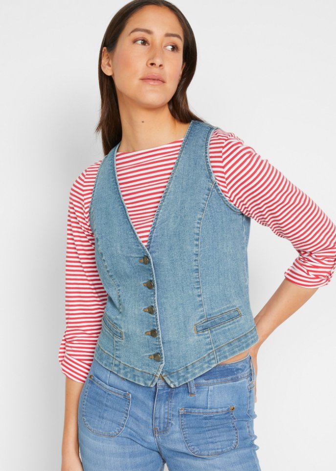 Stretch-Jeansweste