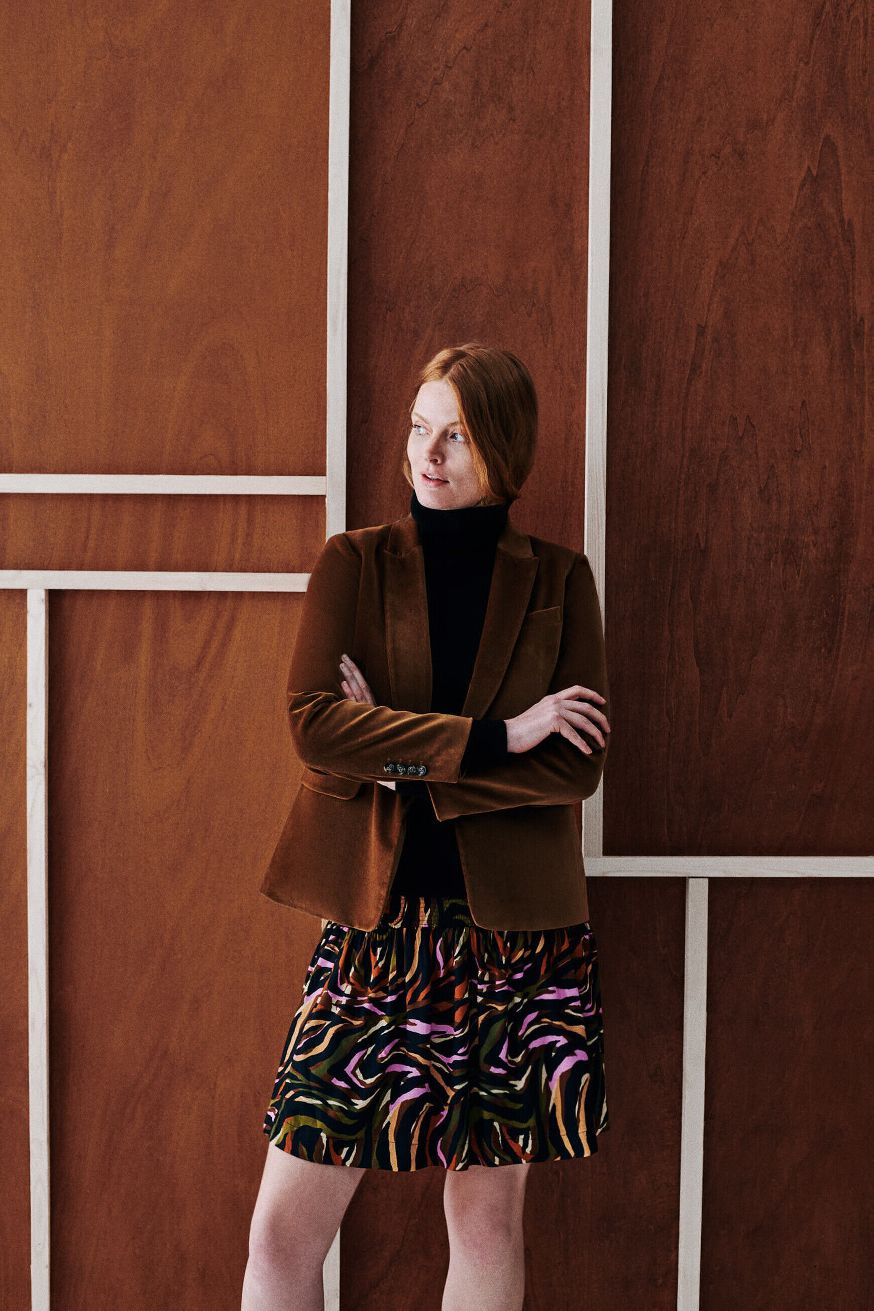 blazer aurora taupe femme