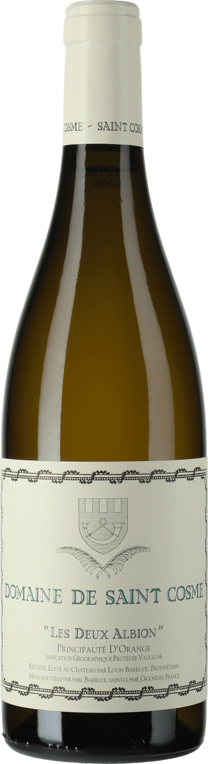 Chateau de Saint Cosme: Les Deux Albion Blanc 2022