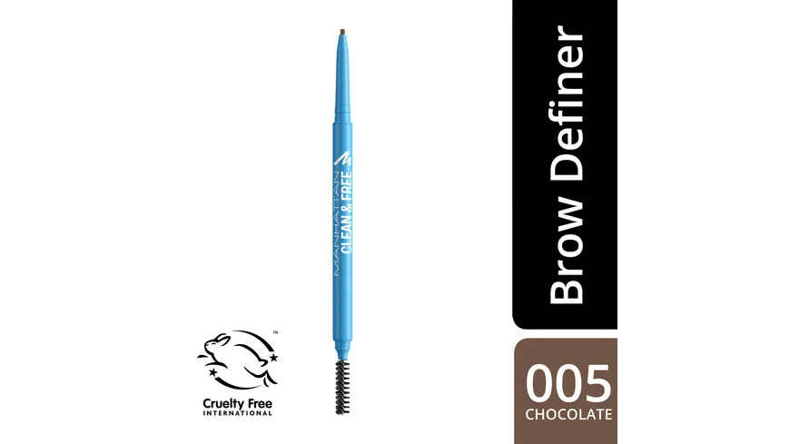 MANHATTAN COSMETICS Clean & Free Brow Definer 005 - Chocolate