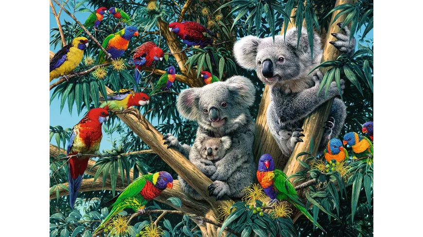 Ravensburger Puzzle - Koalas im Baum, 500 Teile