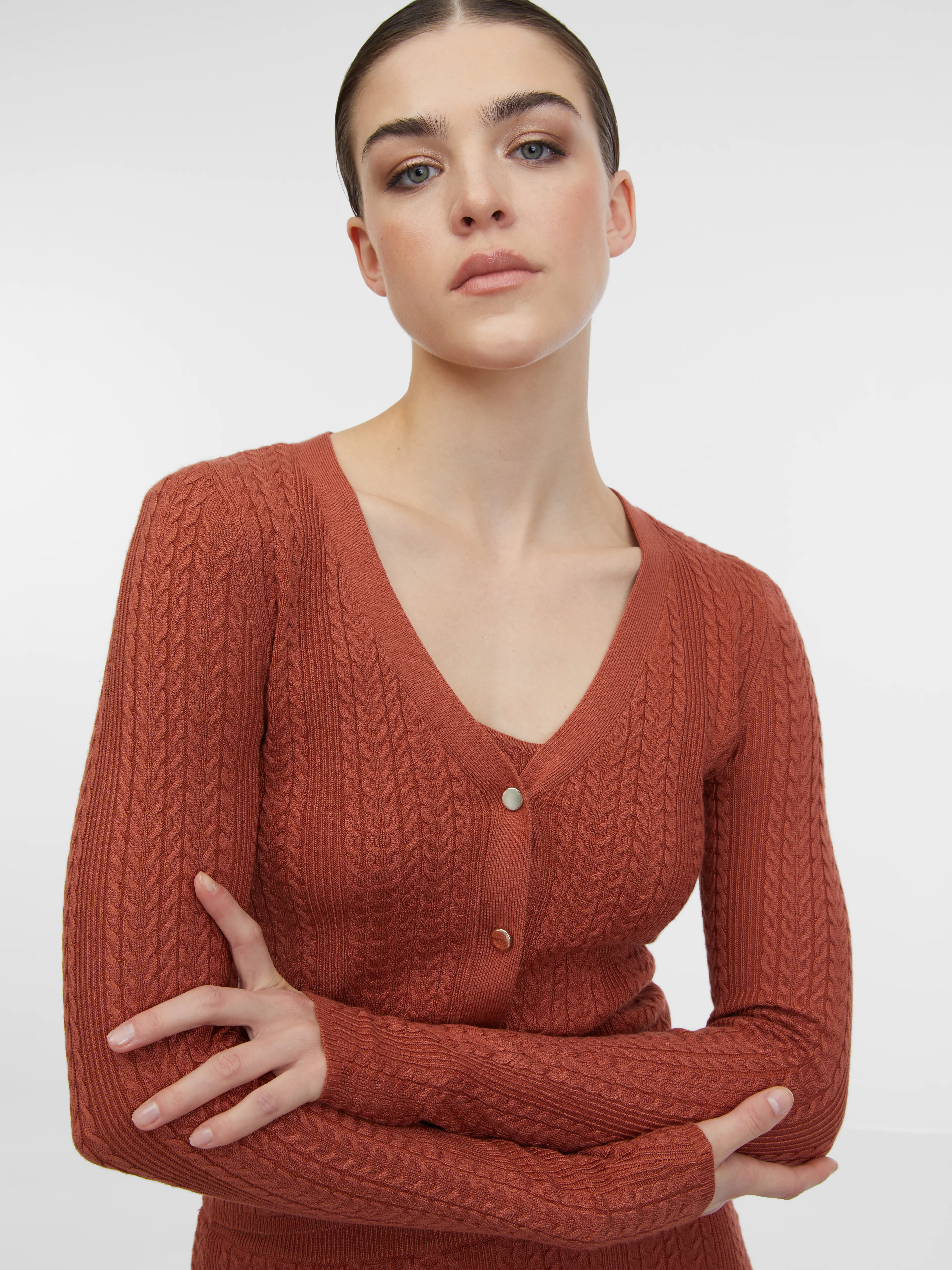 Braune Damen Cardigan ORSAY