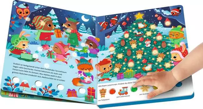 Mein großes Lichter-Wimmelbuch: Weihnachten