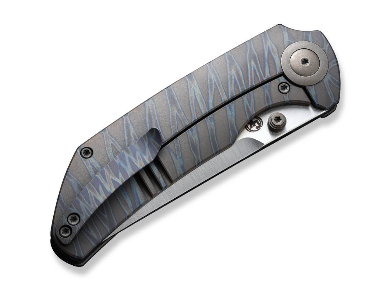 Thug XL Tiger Stripe Pattern Flamed Titanium