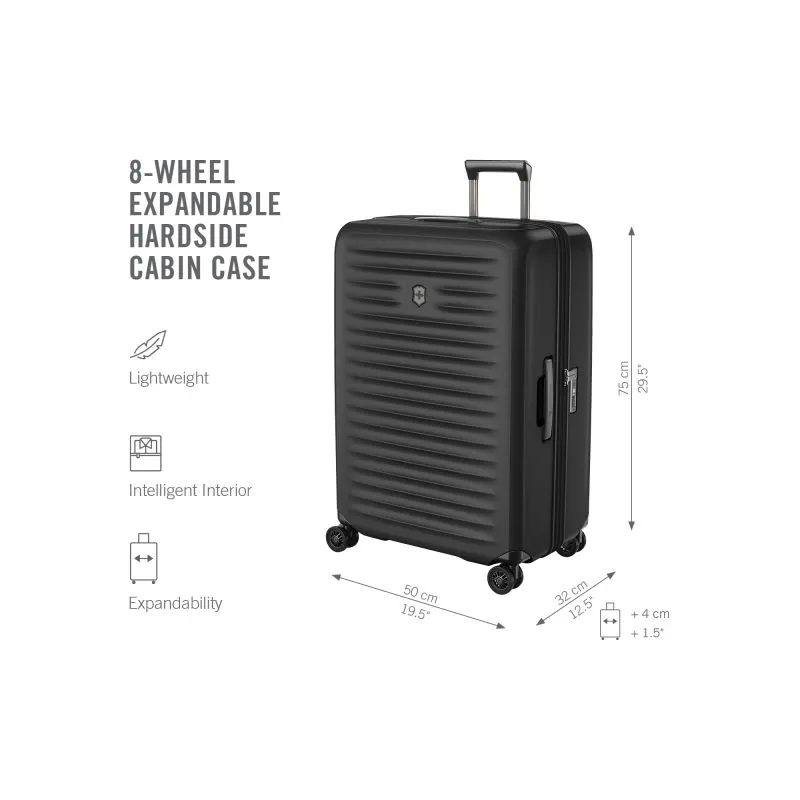 Victorinox Airox Advanced Large Case Erweiterbar (75 cm) - Black